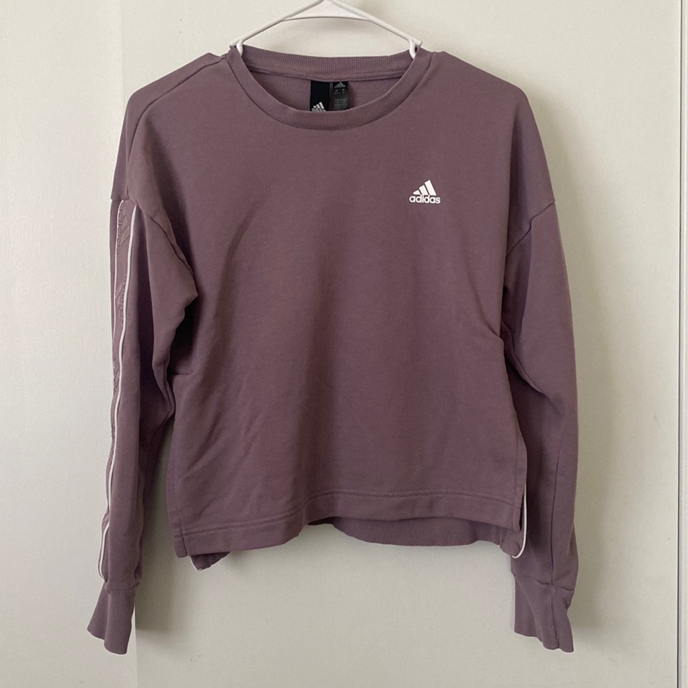 Adidas Women’s Long Sleeve Sweatshirt Purple XS